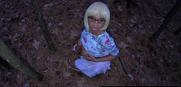  I Own Your Pussy! My Slut Step Daughter Earning Her Rent Showing Me Her Pussy In The Forest, Slim Scared Ebony Msnovember Flashing Ebony Pussy Pulling Panties To The Side For Her Step Dad On Grass Ebonypussy Fauxcest eobny Coochie on Sheisnovember